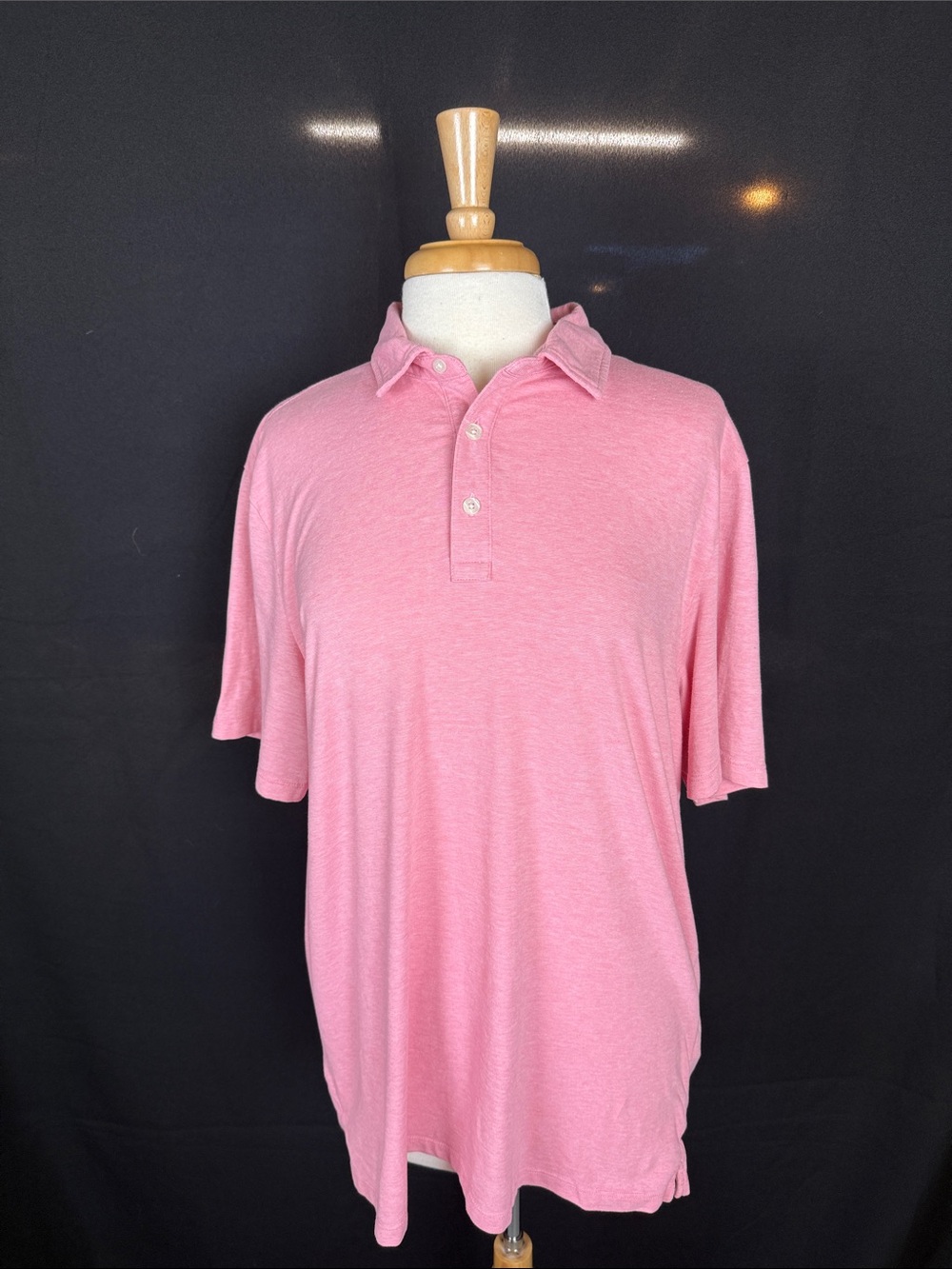 Vineyard Vines Edgartown Men's Salmon colored Polo Shirt - Classic Short Sleeve